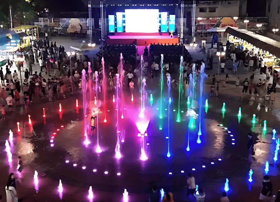 Đài Phun Nước Âm Sàn Mới Nhất 2025