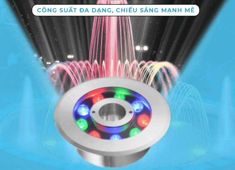 Đen led nhạc nước