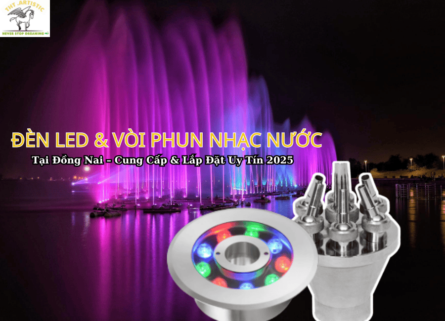 Đèn LED & Vòi Phun Nhạc Nước Tại Đồng Nai