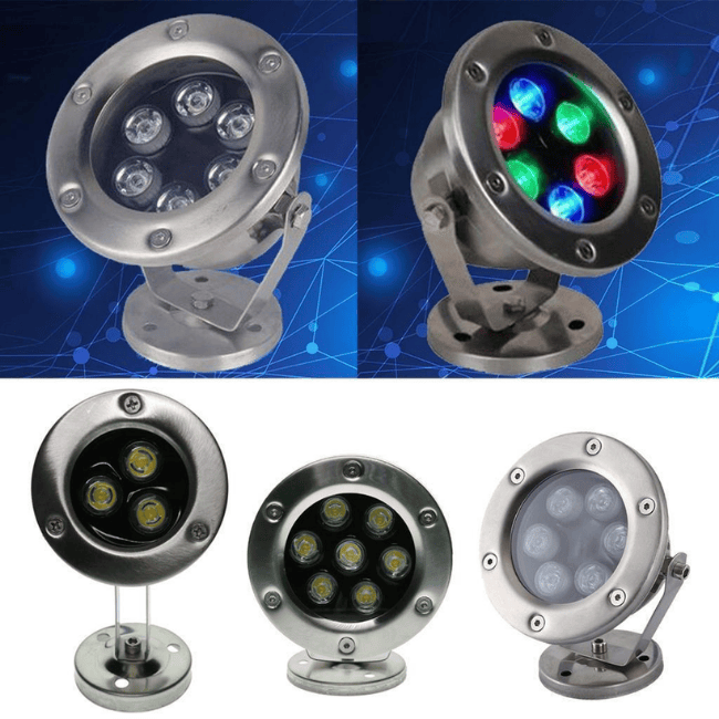 Đèn LED Âm Nước IP68 12V24V Giá Rẻ