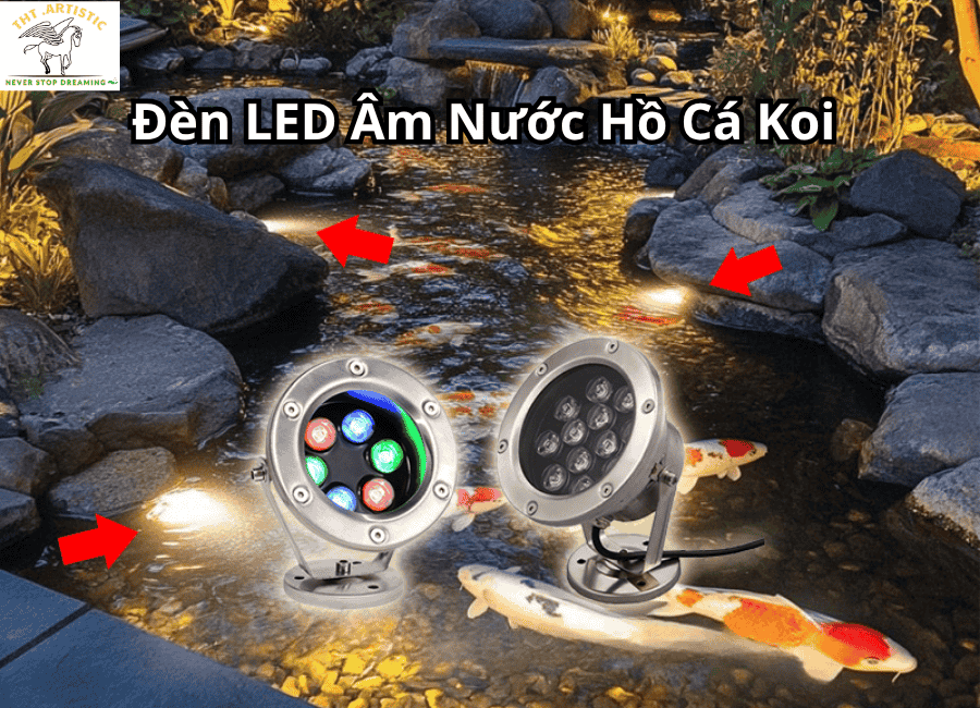 Đèn LED Âm Nước IP68 12V24V Giá Rẻ (3)