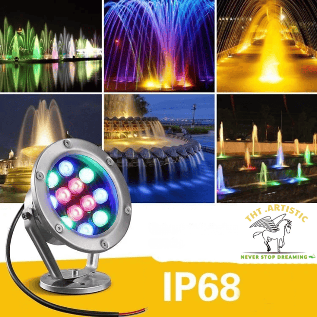 Đèn LED âm nước inox 304