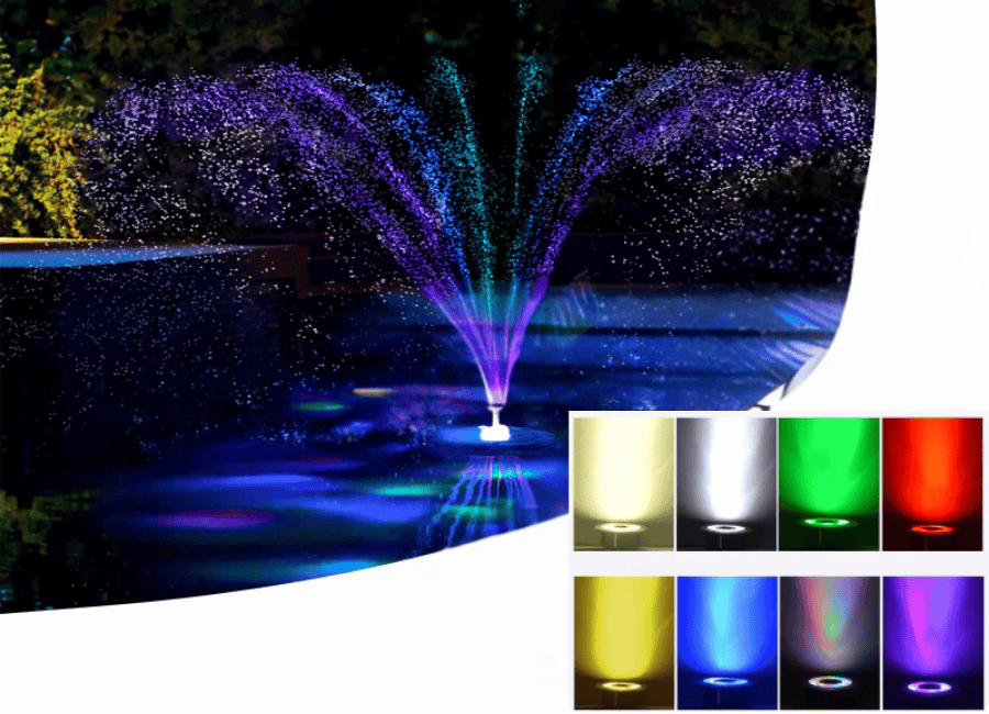 Đèn LED đơn sắc nhạc nước