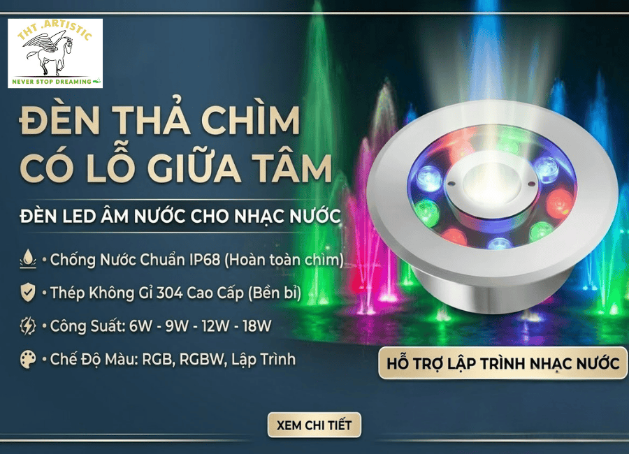 Đèn LED RGB âm nước