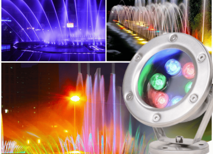 Đèn Led Âm Nước Đổi Màu