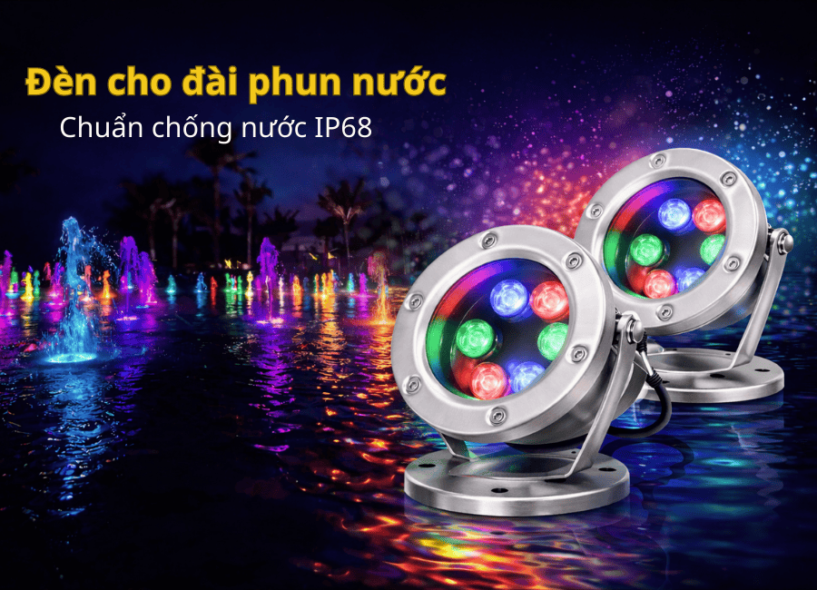 Đèn cho đài phun nước 