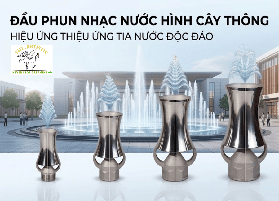 ĐẦU PHUN NƯỚC HÌNH CÂY THÔNG