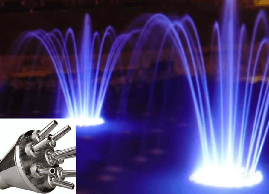 Đầu phun nhạc nước tháp tầng