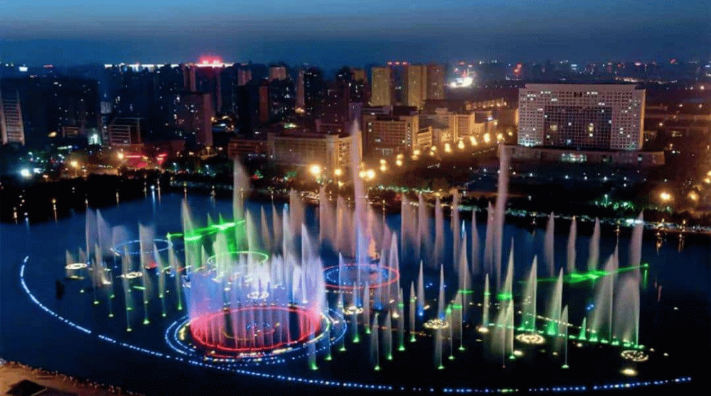đài phun nước check-in