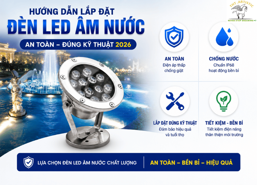 đèn LED nhạc nước
