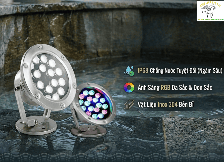 đèn LED âm nước IP68