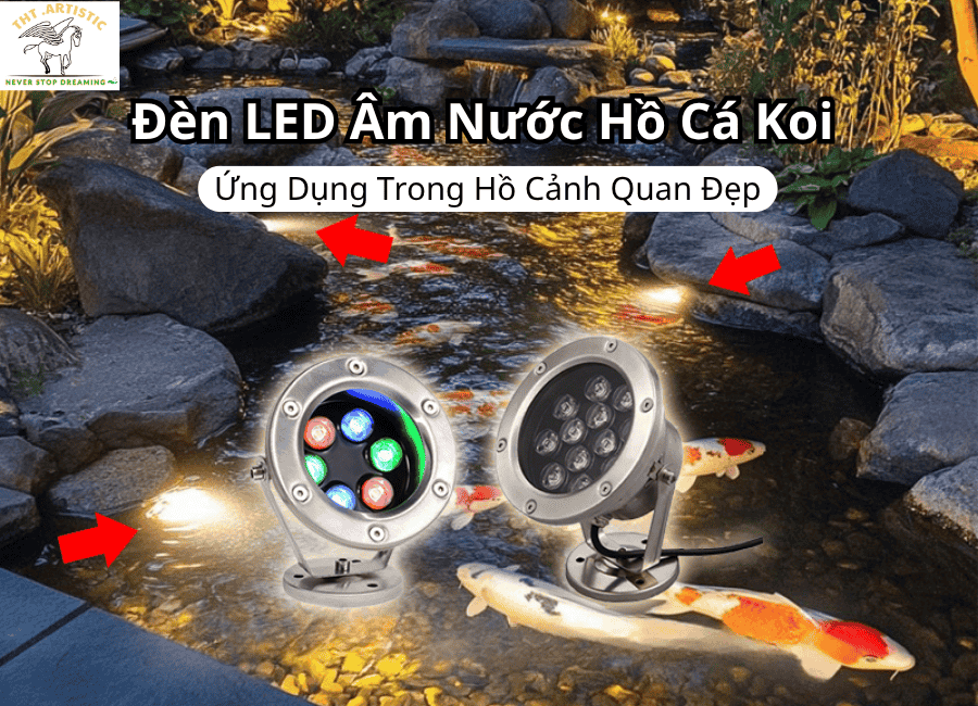Đèn LED Âm Nước Hồ Cá Koi