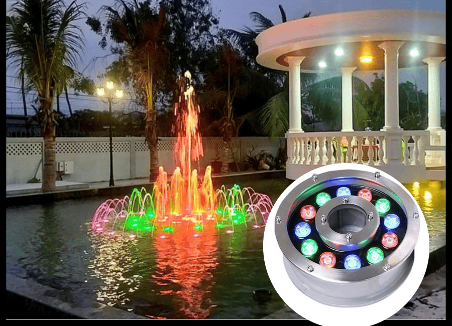 Đèn LED Âm Nước Hồ Cá Koi