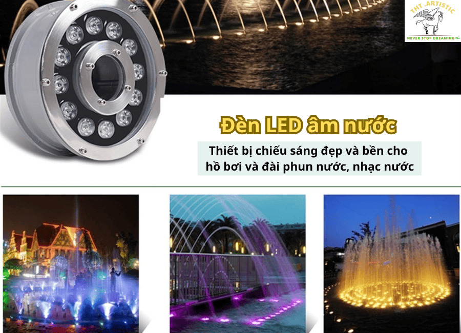 đèn LED âm nước RGB