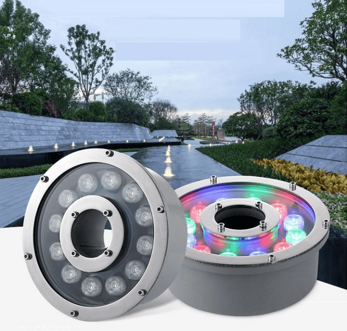 đèn led cho đài phun nước