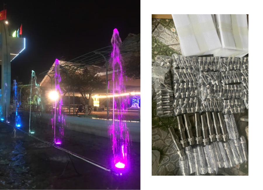 đầu phun inox 304