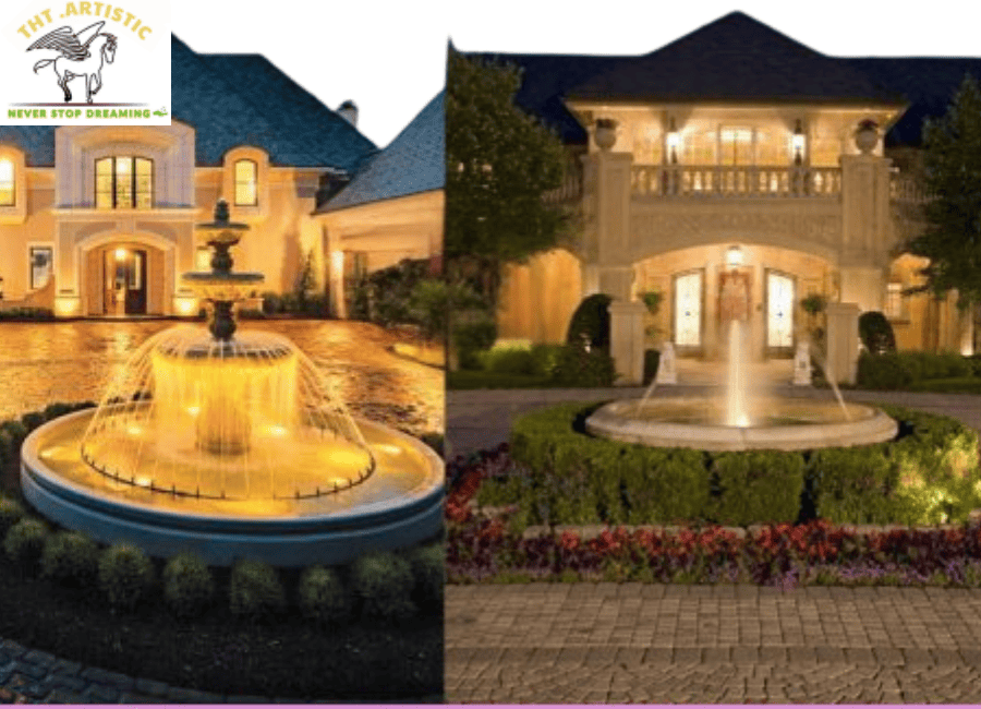 Bí mật làm đẹp không gian biệt thự với đài phun nước sang trọng