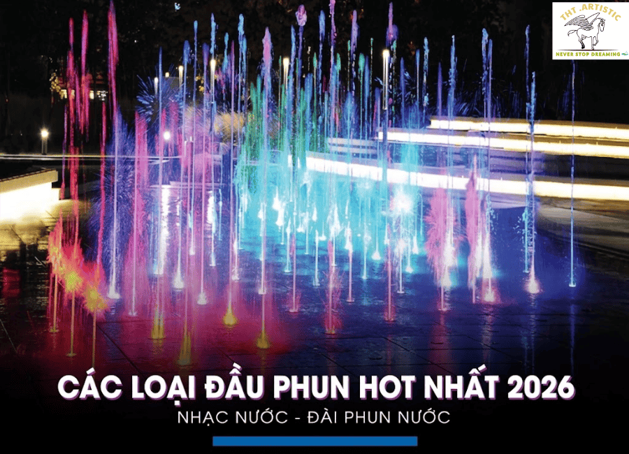 Các Loại Đầu Phun Nước Nghệ Thuật
