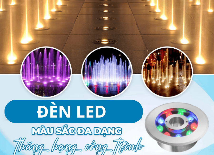 Đèn led âm nước