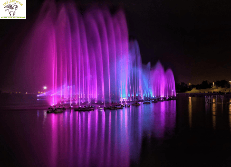 ĐÈN NHẠC NƯỚC, ĐÀI PHUN NƯỚC