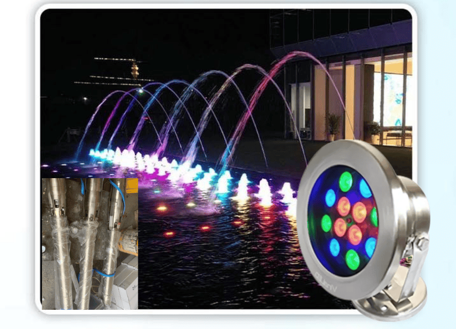 Lắp đặt nhạc nước sân khấu 