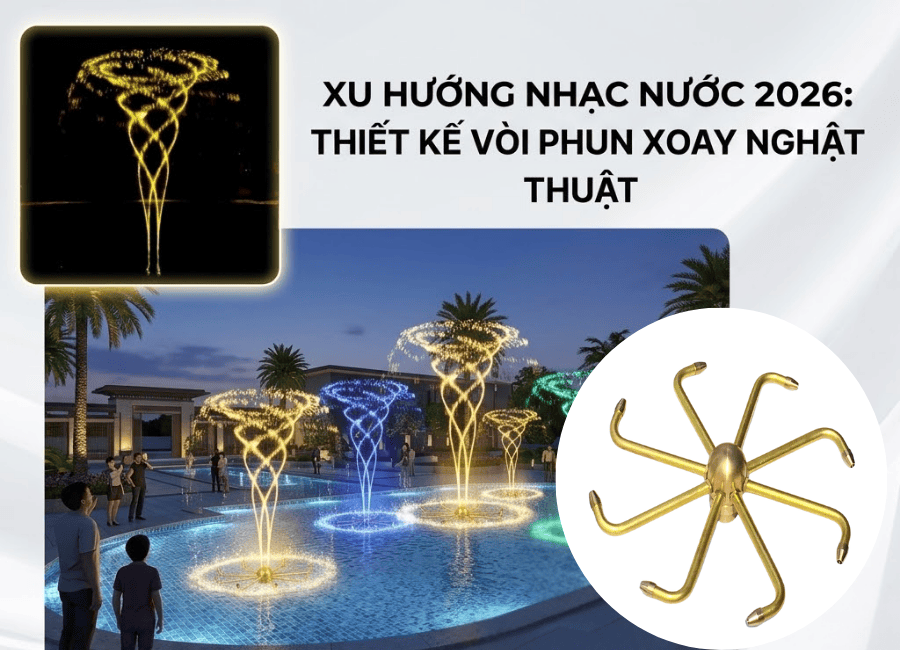 Loại vòi phun xoay tròn