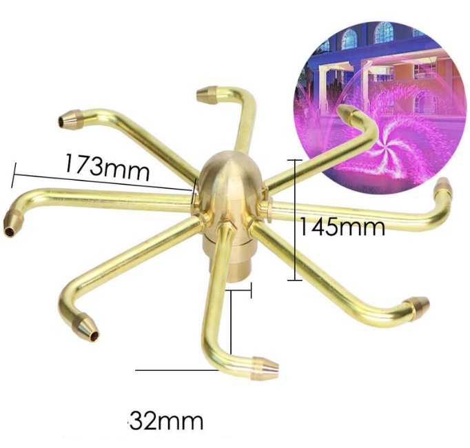Loại vòi phun xoay tròn