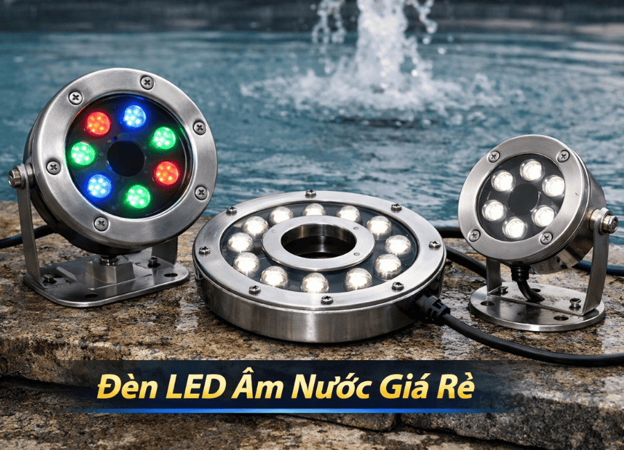Nên chọn LED âm nước rẻ hay bền