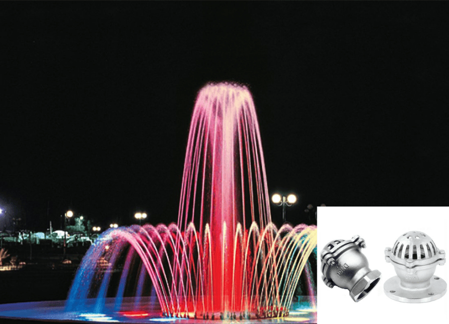 Phụ kiện inox nhạc nước – đài phun nước 