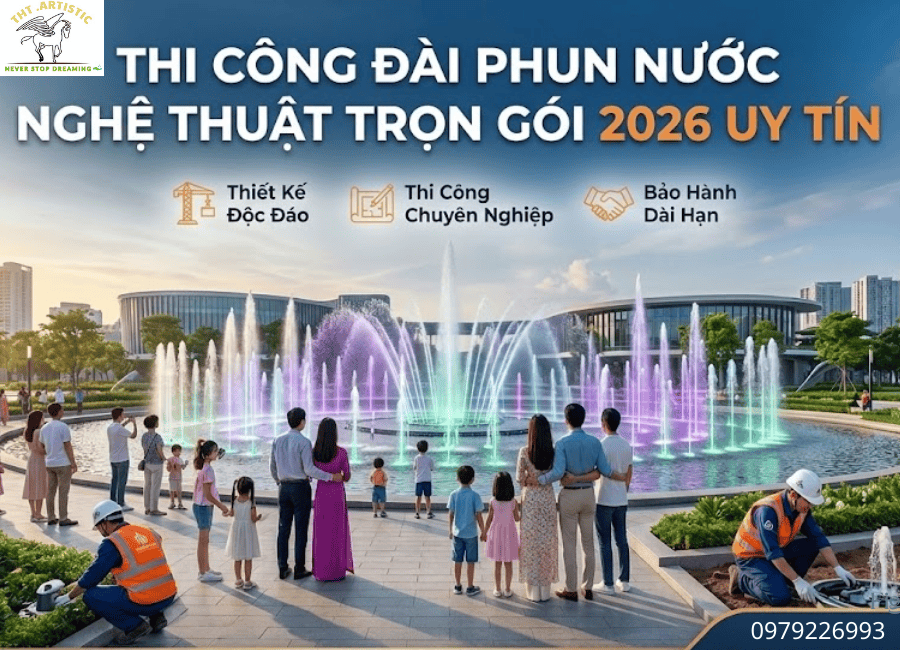 đơn vị thi công lắp đặt nhạc nước uy tín 