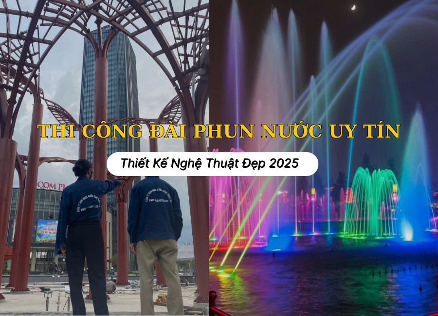 Thi Công Đài Phun Nước Uy Tín