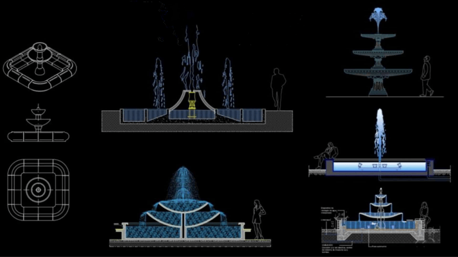Thi Công Nhạc Nước Nghệ Thuật Trong Thiết Kế Sân Vườn Hiện Đại