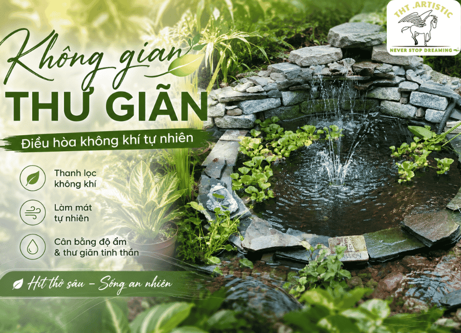 thiết kế đài phun nước mini 