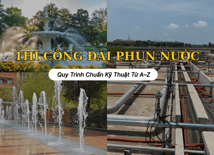 Thiết Kế Đài Phun Nước Nghệ Thuật Trọn Gói 