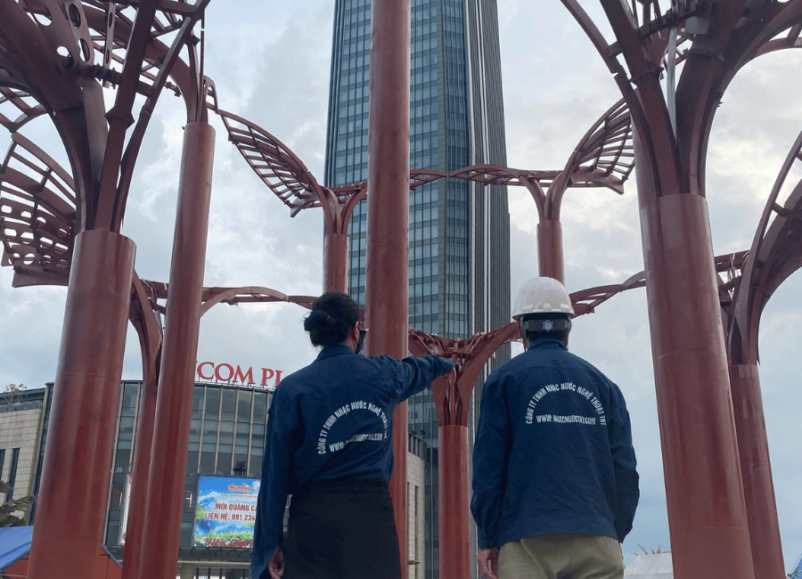 Thiết Kế Đài Phun Nước Nghệ Thuật Trọn Gói 