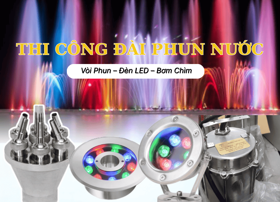 Thiết kế thi công đài phun nước 