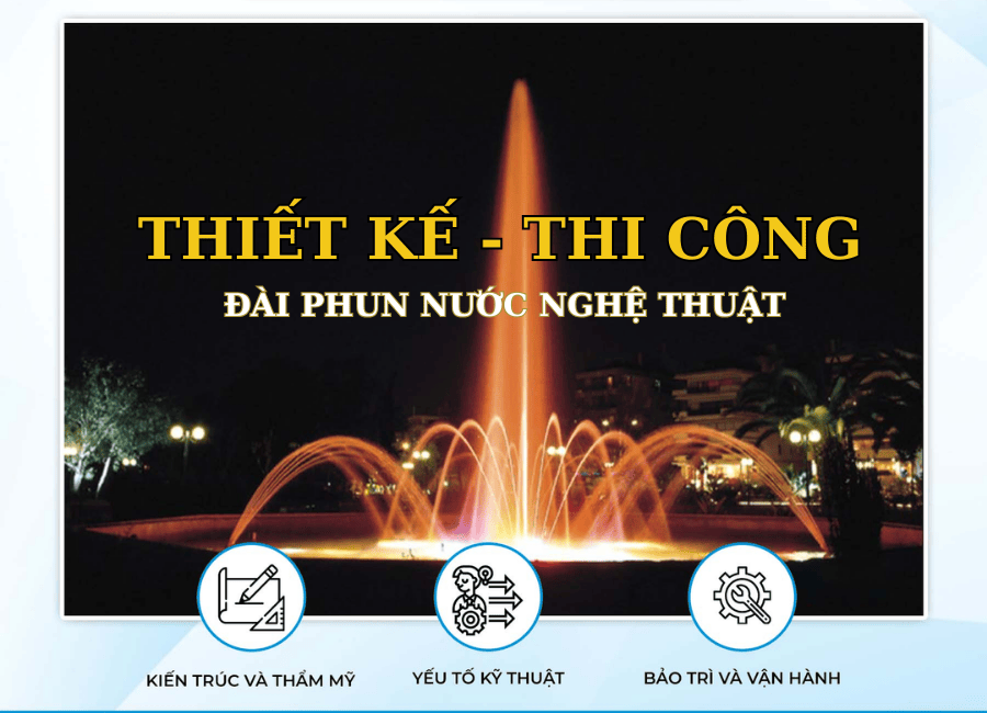 Thiết kế thi công đài phun nước 