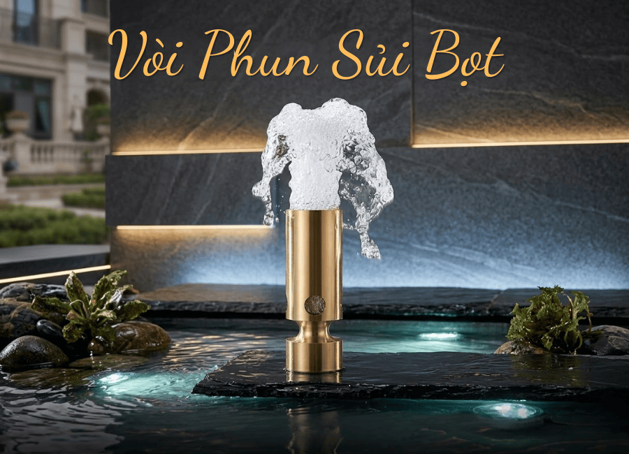 Vòi Phun nhạc nước Sủi Bọt