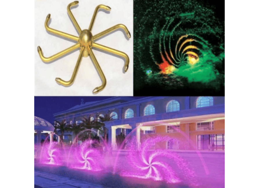 Vòi phun nước xoay tròn