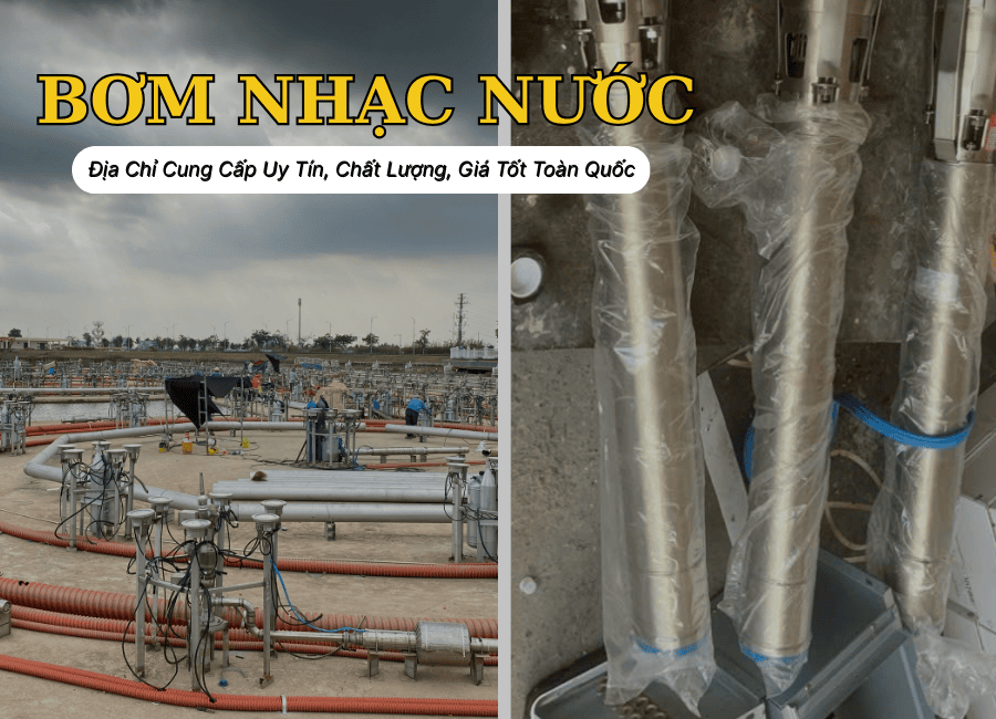 bơm chìm nhạc nước inox giá rẻ